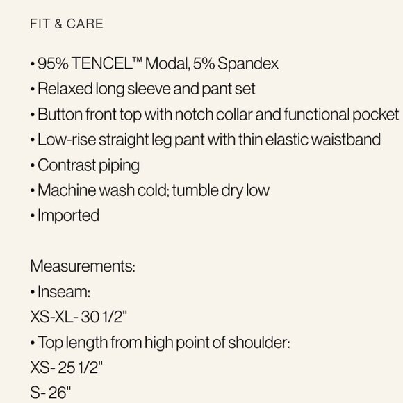 Eberjey "Gisele" Long Sleeve Pajama Set in Pine/Ivory (S) - Picture 5 of 10